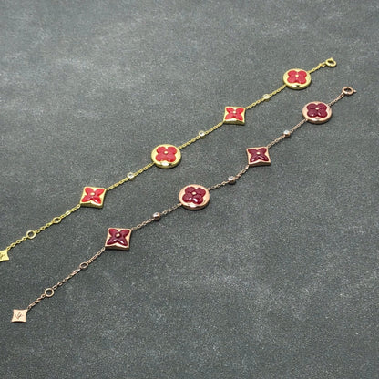 [Aurelle Style]STAR AND SUN CARNELIAN 4 MOTIFS 3 DIAMONDS