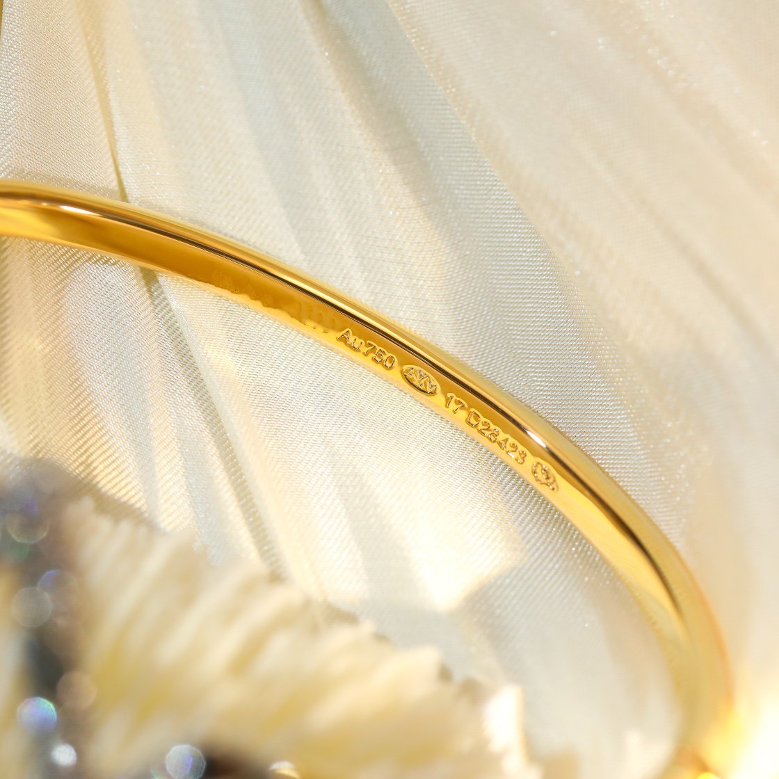 [Aurelle Style]VOLTE UPSITE DOWN GOLD DIAMOND BRACELET