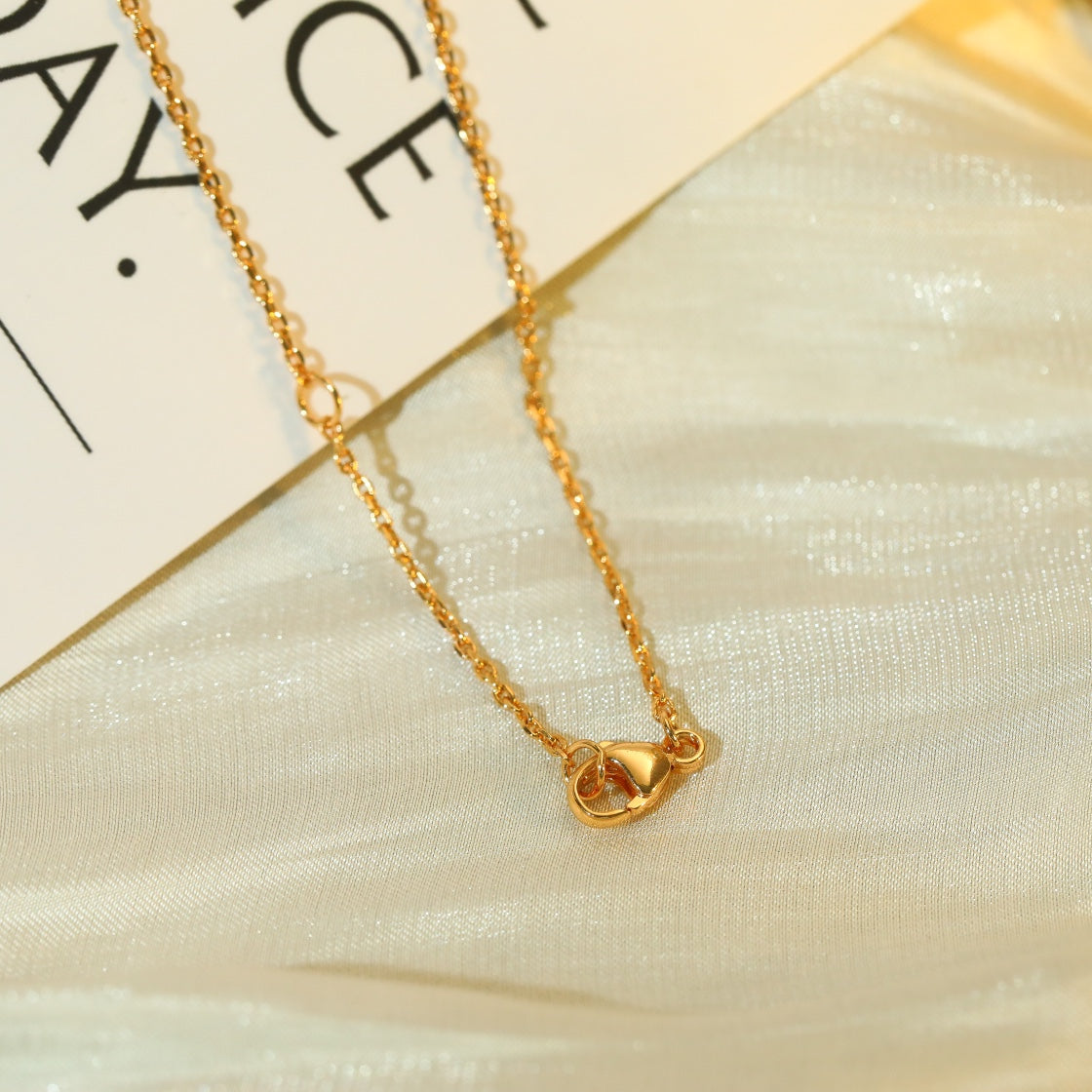 [Aurelle Style]VOLT SILVER DIAMOND PEDANT NECKLACE
