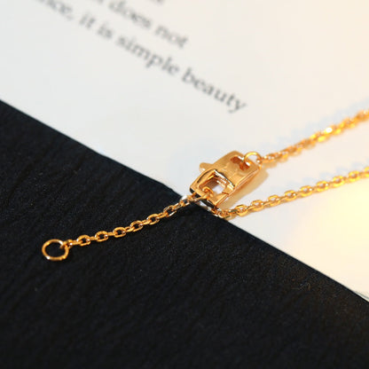 [Aurelle Style]STAR AND SUN DIAMOND PINK GOLD NECKLACE