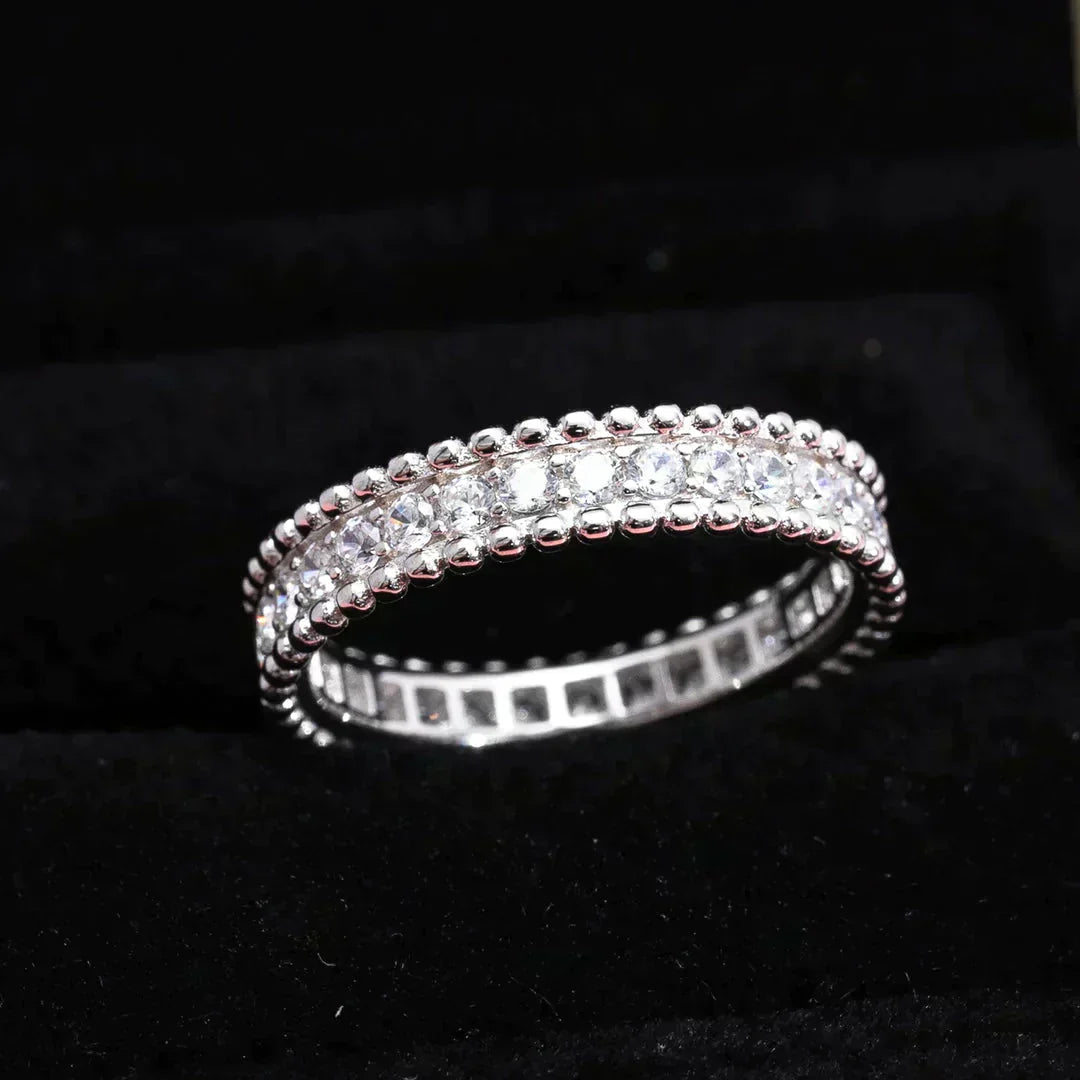 [Aurelle Style]PERLEE DIAMOND SILVER RING