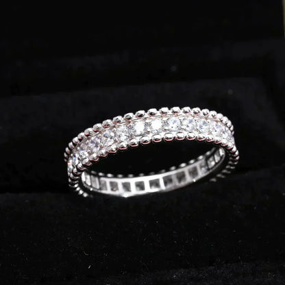[Aurelle Style]PERLEE DIAMOND SILVER RING