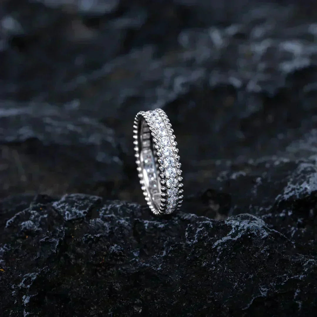 [Aurelle Style]PERLEE DIAMOND SILVER RING