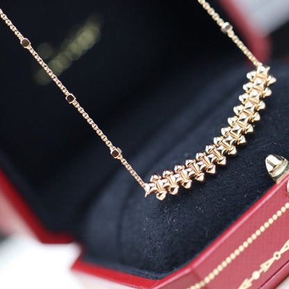 [Aurelle Style]CLASH PINK GOLD NECKLACE