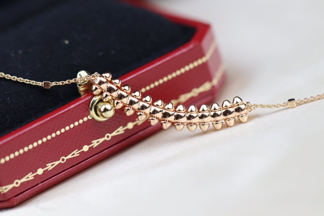 [Aurelle Style]CLASH PINK GOLD NECKLACE