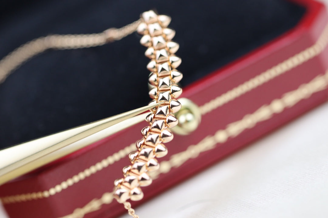 [Aurelle Style]CLASH PINK GOLD NECKLACE