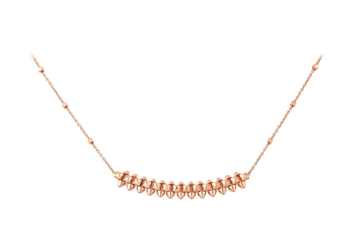 [Aurelle Style]CLASH PINK GOLD NECKLACE