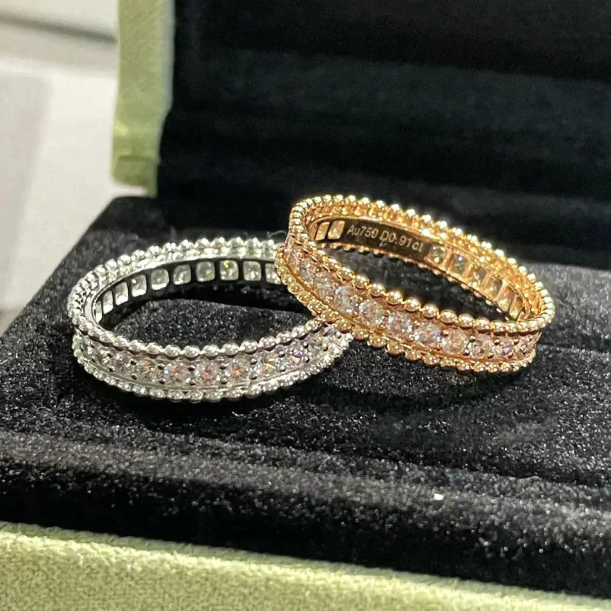 [Aurelle Style]PERLEE DIAMOND ROSE GOLD RING