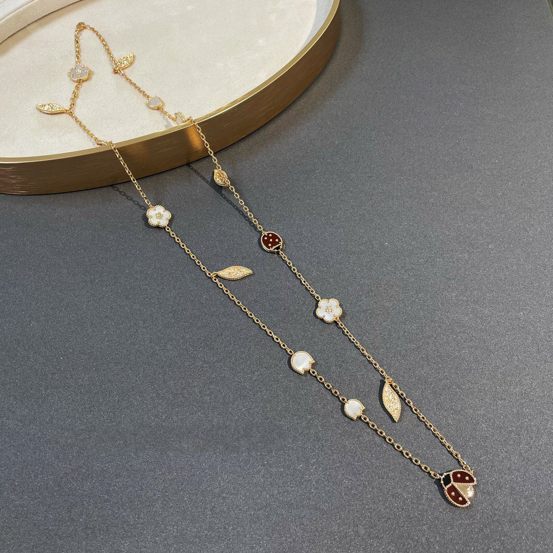 [Aurelle Style]LUCKY SPRING 15 MOTIFS GOLD NECKLACE