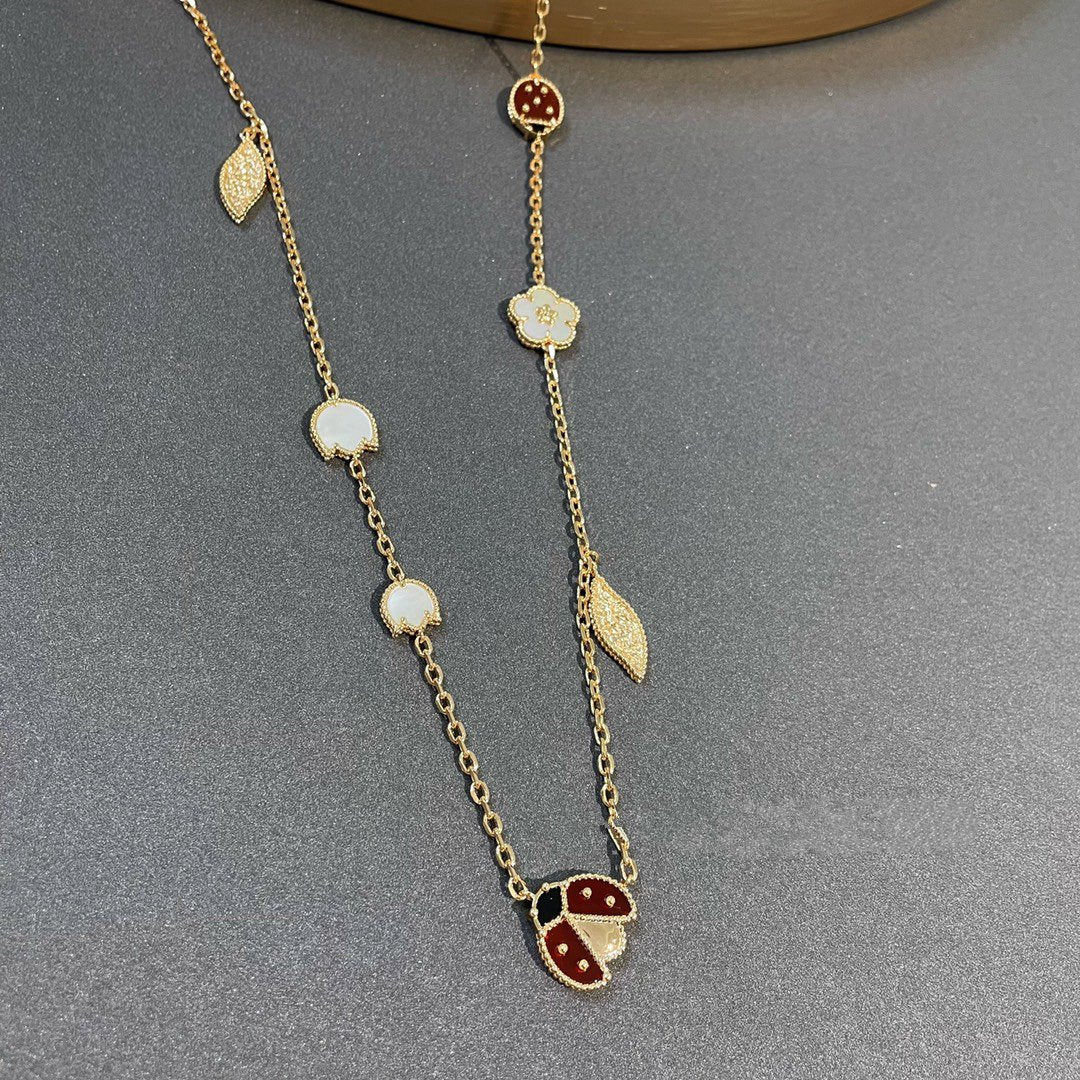 [Aurelle Style]LUCKY SPRING 15 MOTIFS GOLD NECKLACE
