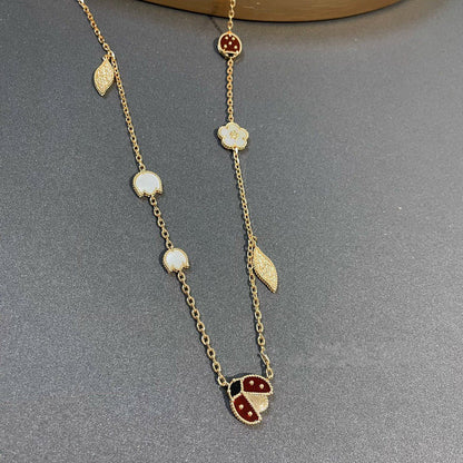 [Aurelle Style]LUCKY SPRING 15 MOTIFS GOLD NECKLACE