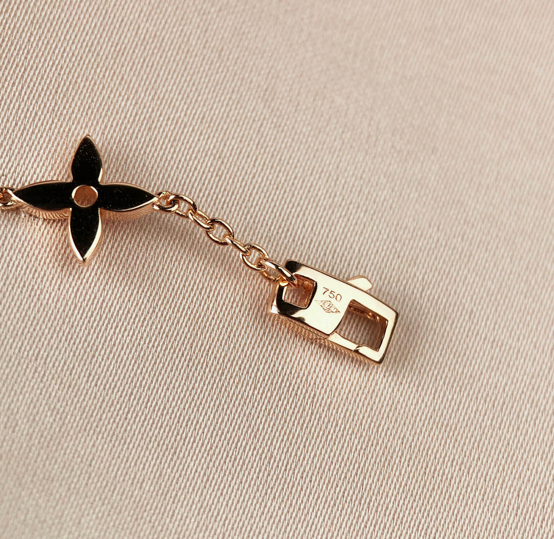 [Aurelle Style]STAR AND SUN 7 MOTIFS GOLD BRACELET