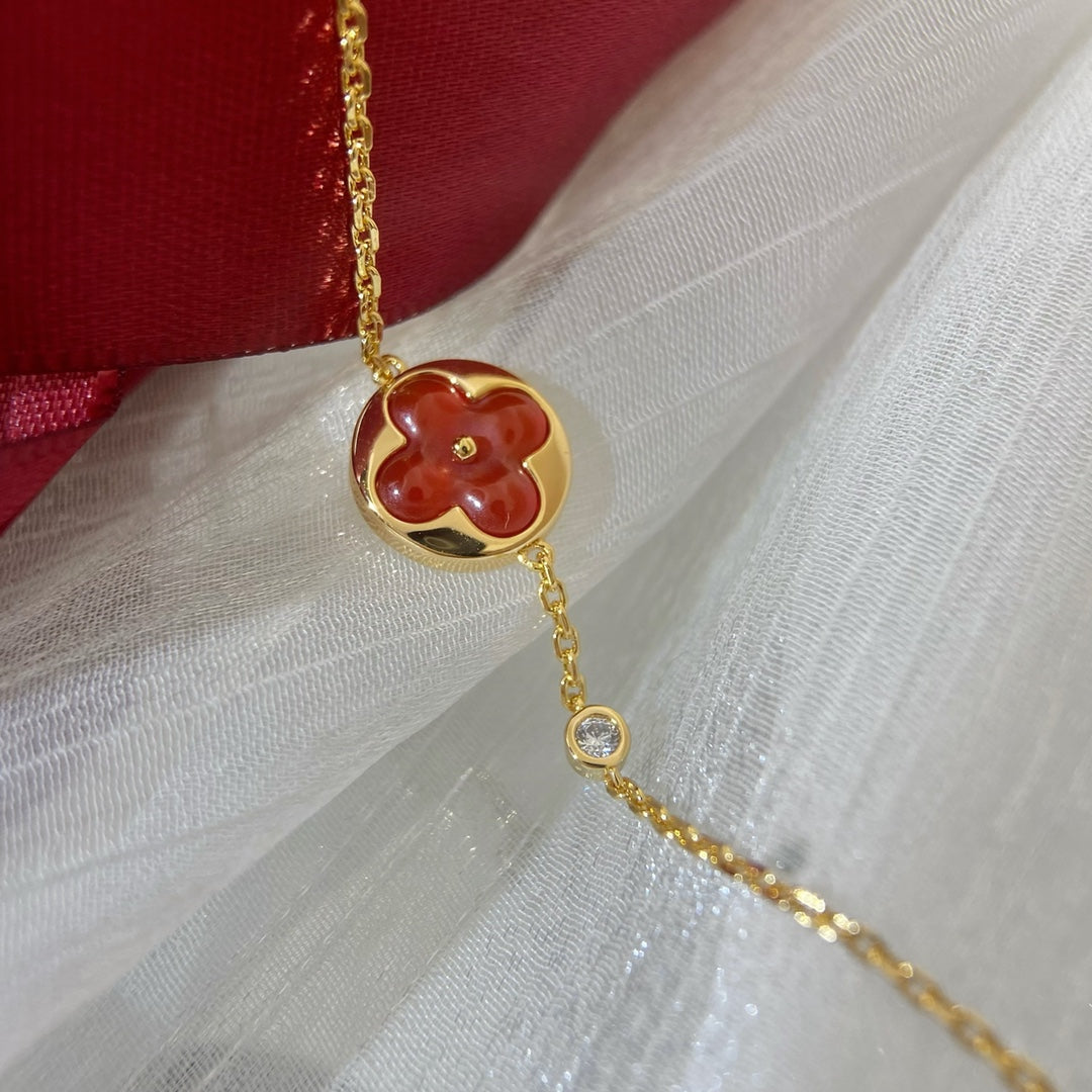 [Aurelle Style]SUN PEDANT CARNELIAN BRACELET