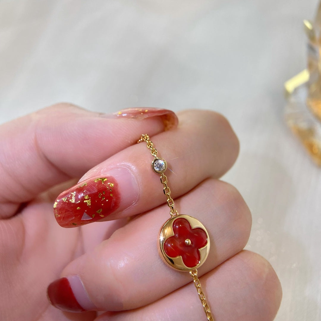 [Aurelle Style]SUN PEDANT CARNELIAN BRACELET