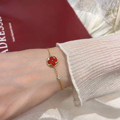 [Aurelle Style]SUN PEDANT CARNELIAN BRACELET