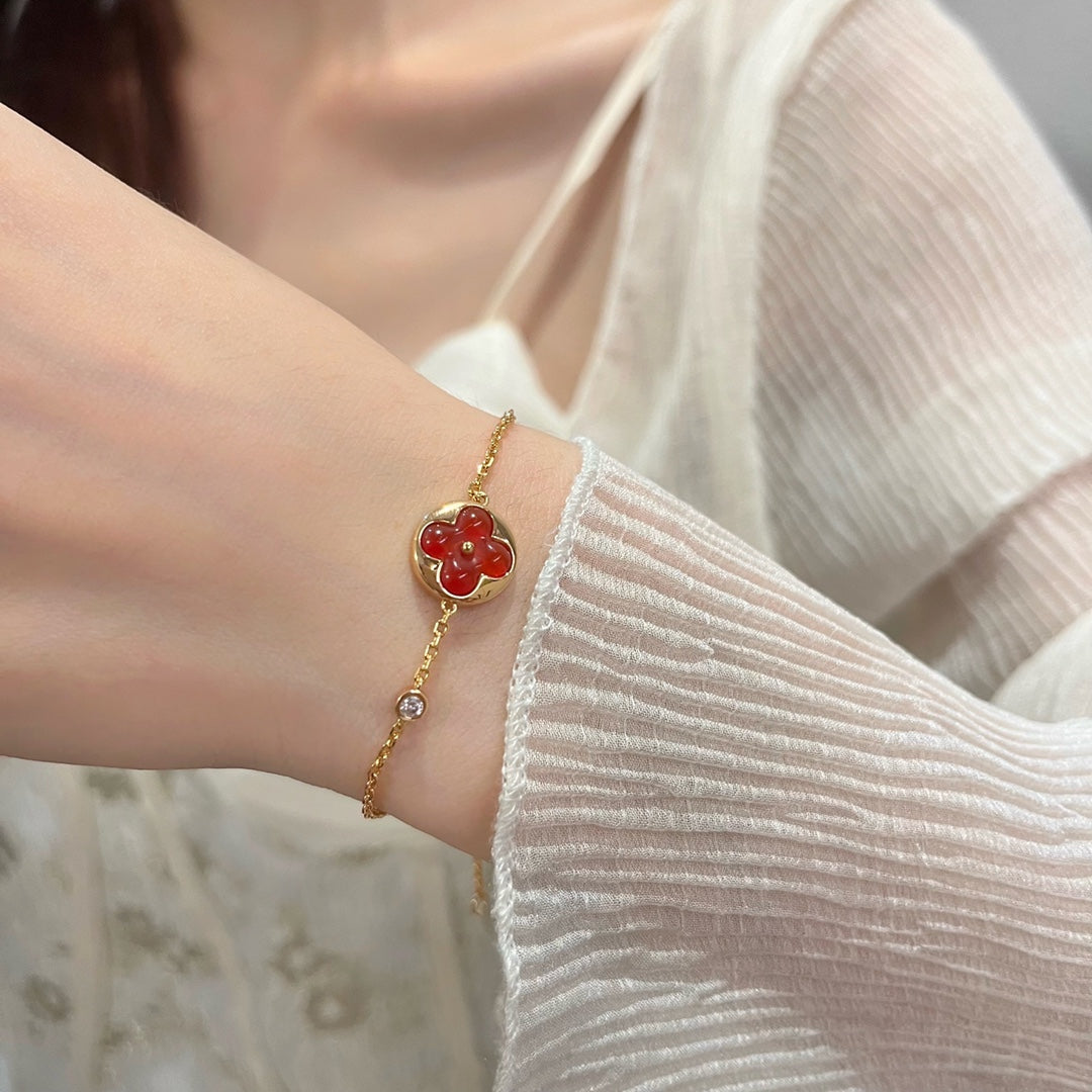[Aurelle Style]SUN PEDANT CARNELIAN BRACELET