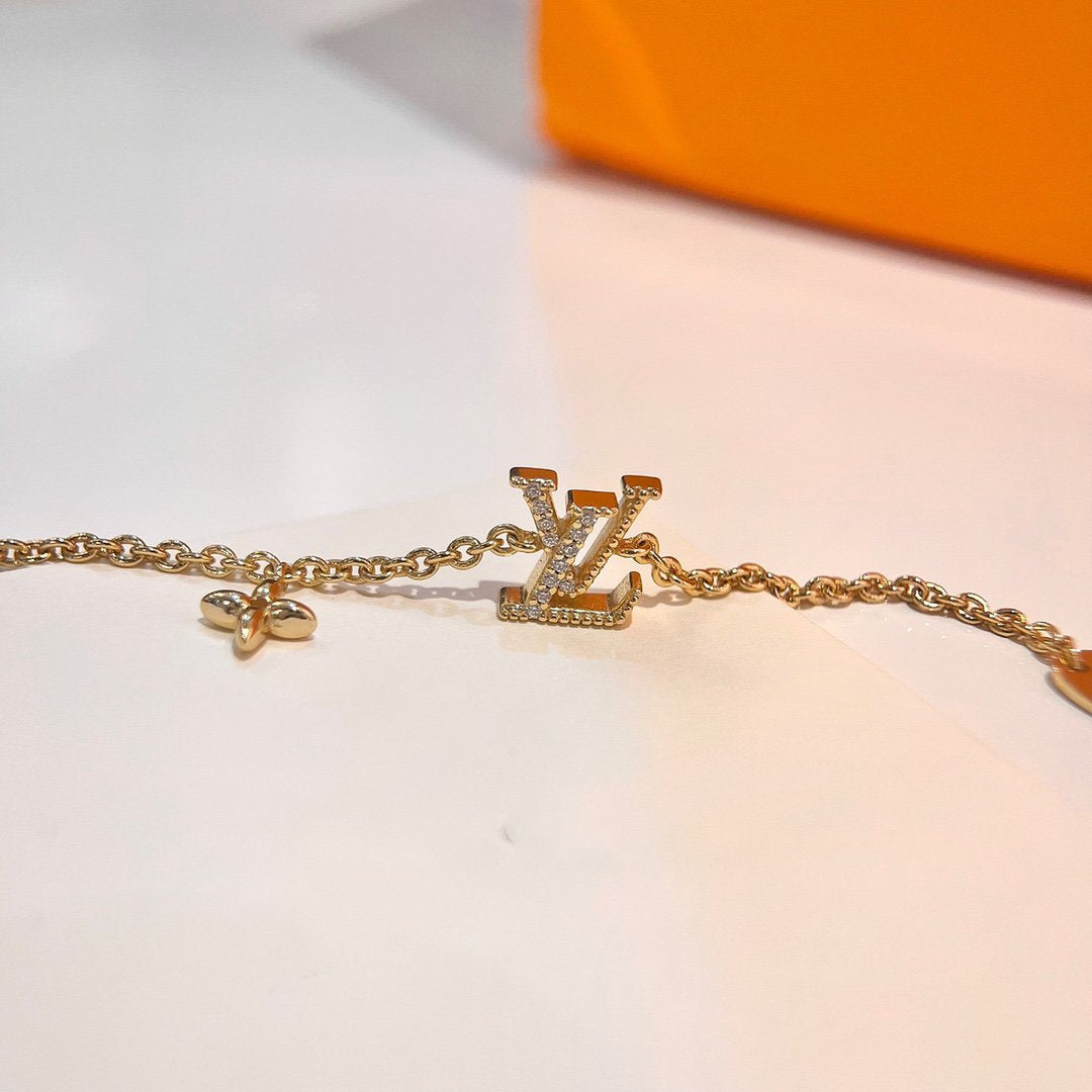 [Aurelle Style]LOGO STAR MOTIF GOLD BRACELET