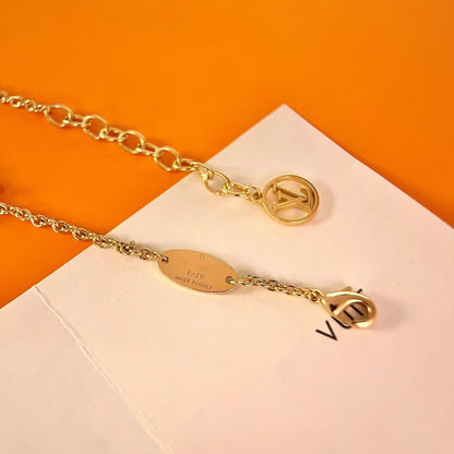 [Aurelle Style]LOGO STAR MOTIF GOLD BRACELET