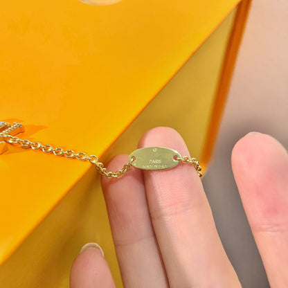 [Aurelle Style]LOGO STAR MOTIF GOLD BRACELET