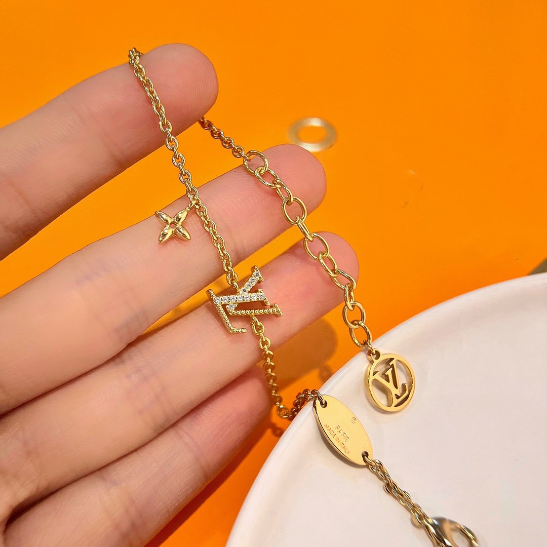 [Aurelle Style]LOGO STAR MOTIF GOLD BRACELET