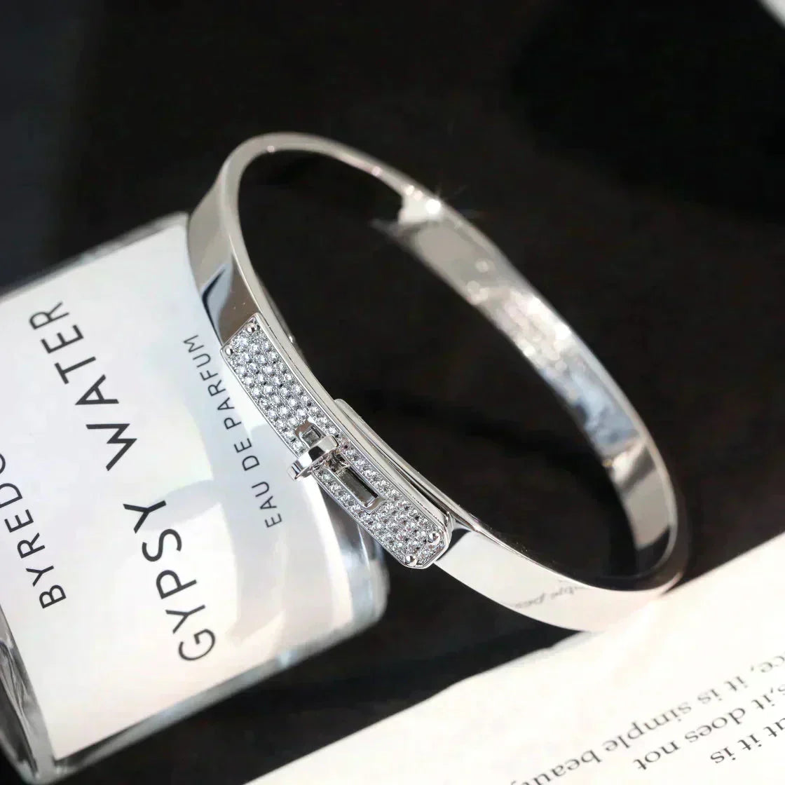 [Aurelle Style]KELLY SILVER DIAMOND BRACELET