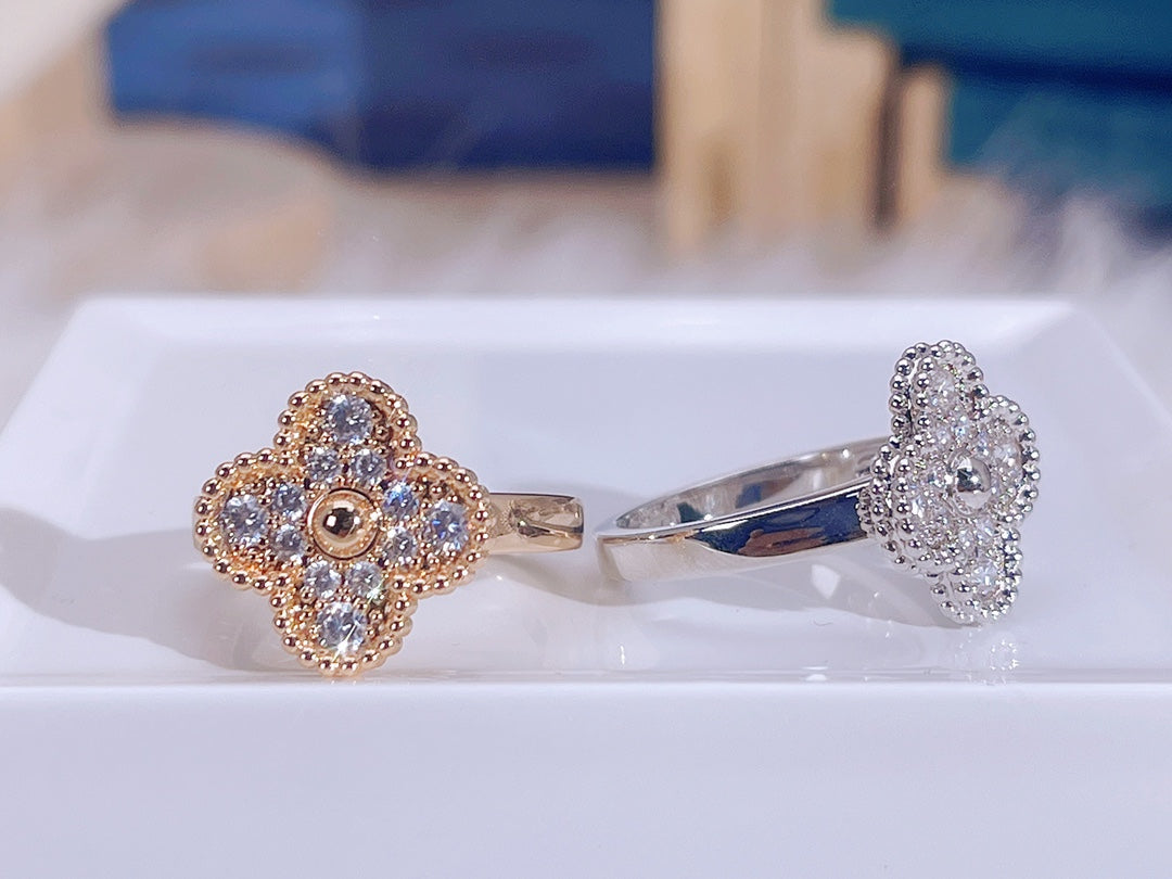 [Aurelle Style]CLOVER DIAMOND RING