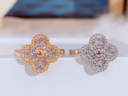 [Aurelle Style]CLOVER DIAMOND RING