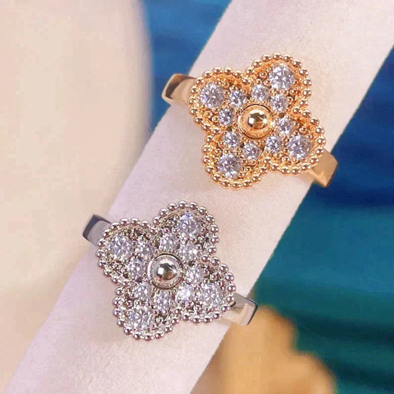 [Aurelle Style]CLOVER DIAMOND RING