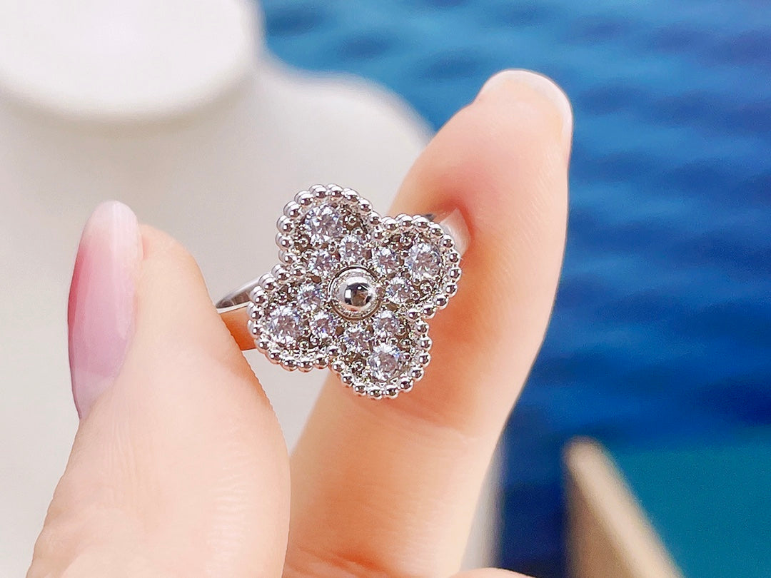 [Aurelle Style]CLOVER DIAMOND RING