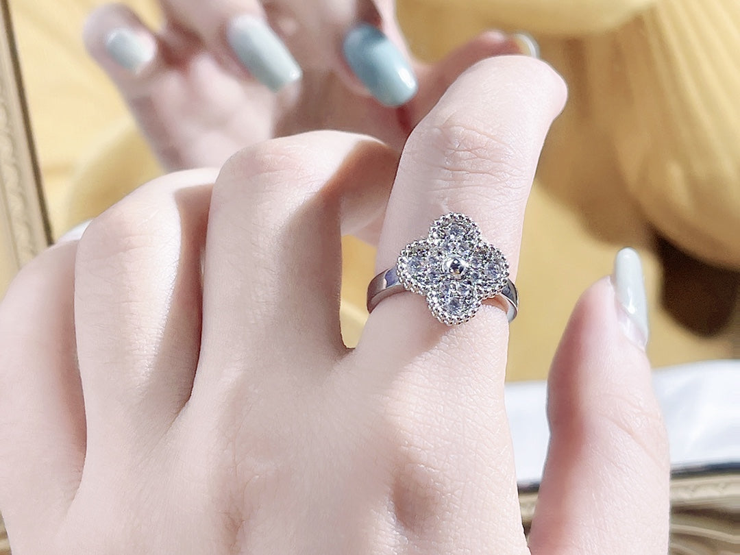[Aurelle Style]CLOVER DIAMOND RING