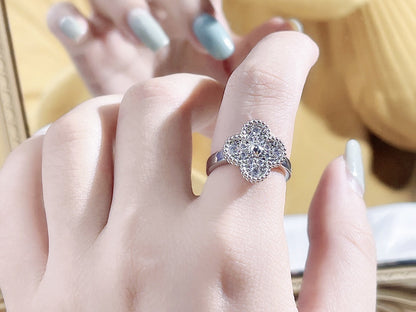 [Aurelle Style]CLOVER DIAMOND RING