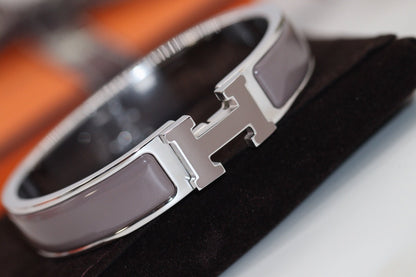 [Aurelle Style]H BRACELET 12MM BROWN