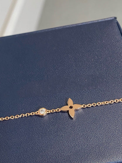[Aurelle Style]STAR DIAMOND PINK GOLD BRACELET
