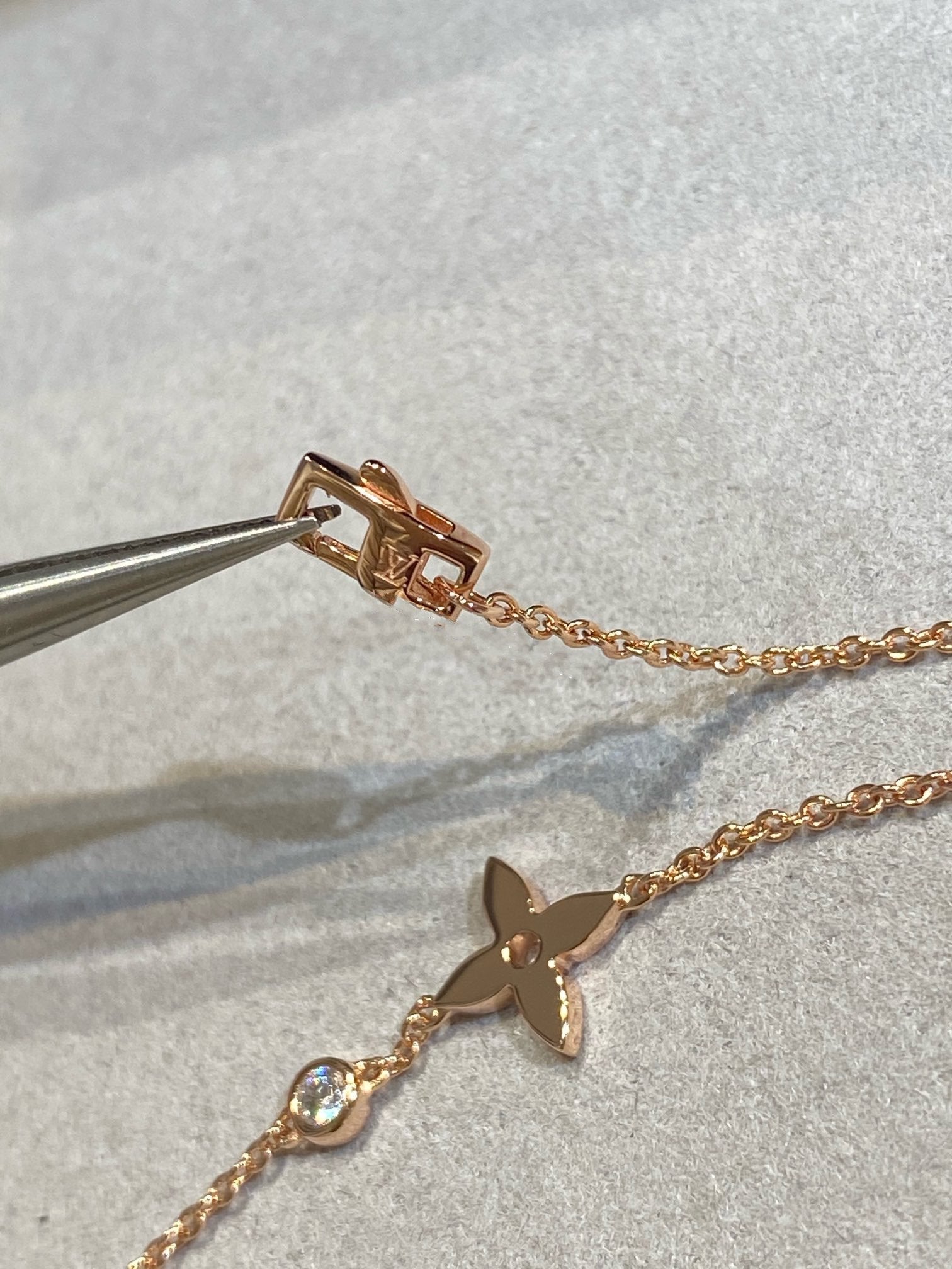 [Aurelle Style]STAR DIAMOND PINK GOLD BRACELET