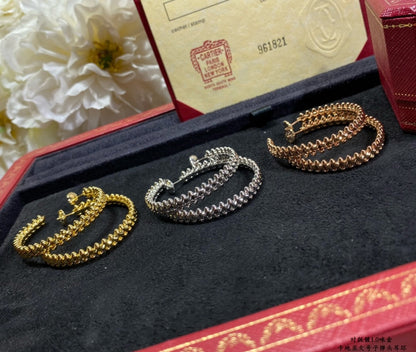 [Aurelle Style]CLASH LARGE HOOP EARRINGS