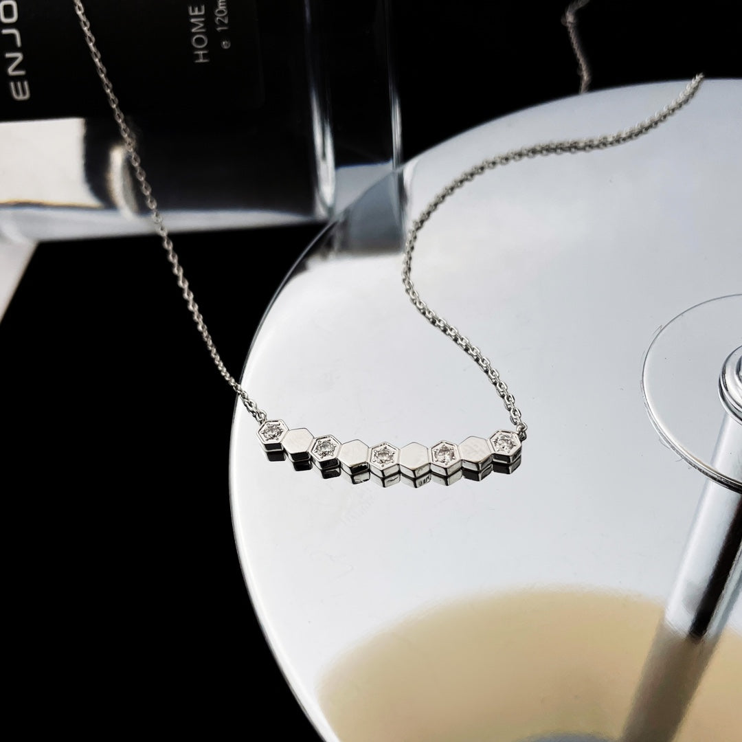 [Aurelle Style]BEE MY LOVE DIAMOND NECKLACE
