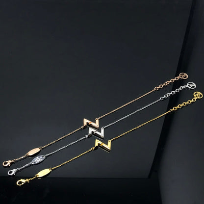[Aurelle Style]VOLT LV LOGO BRACELET