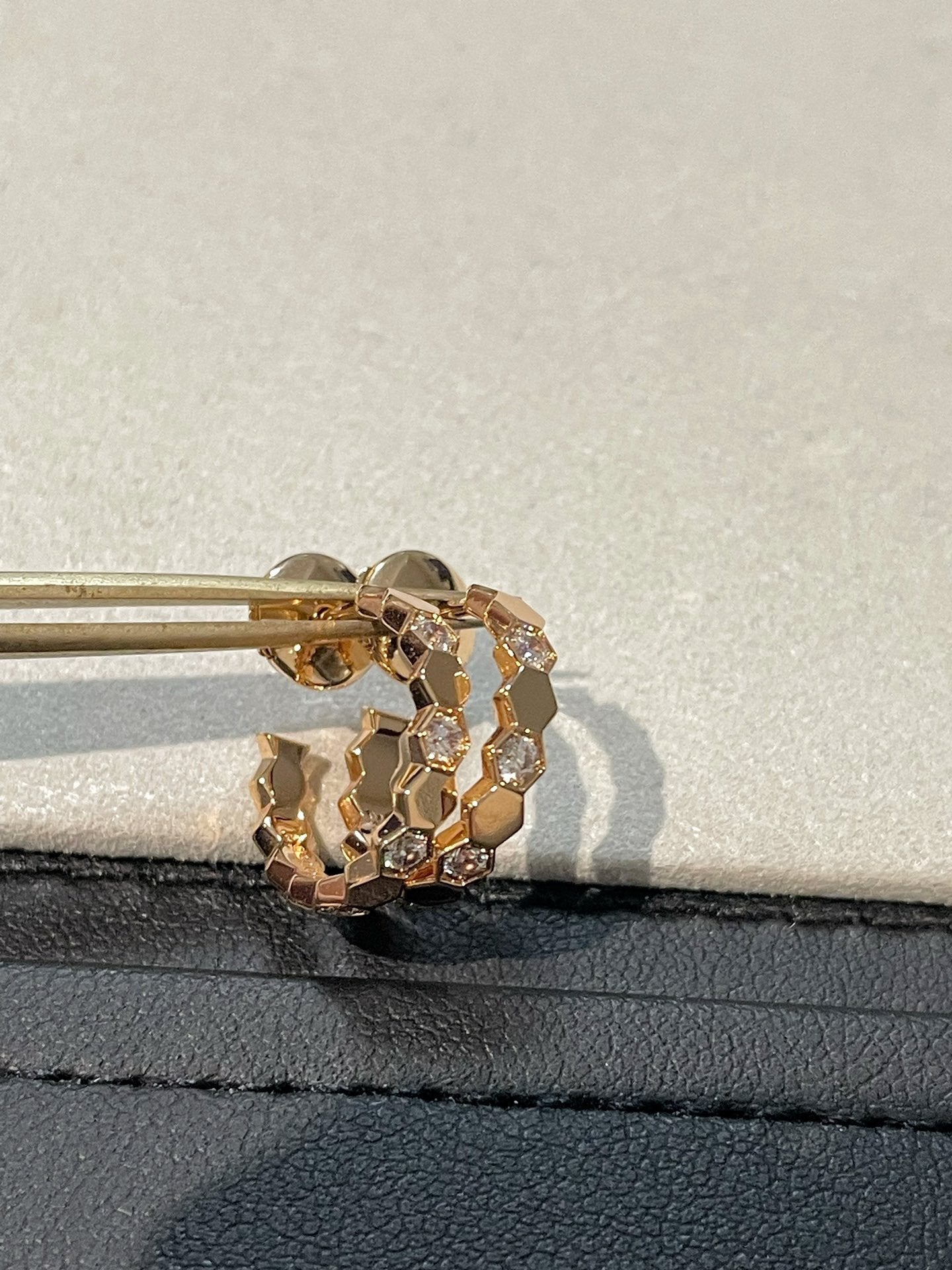 [Aurelle Style]Hollow Design Four-Leaf Clover Flower Shape Earrings