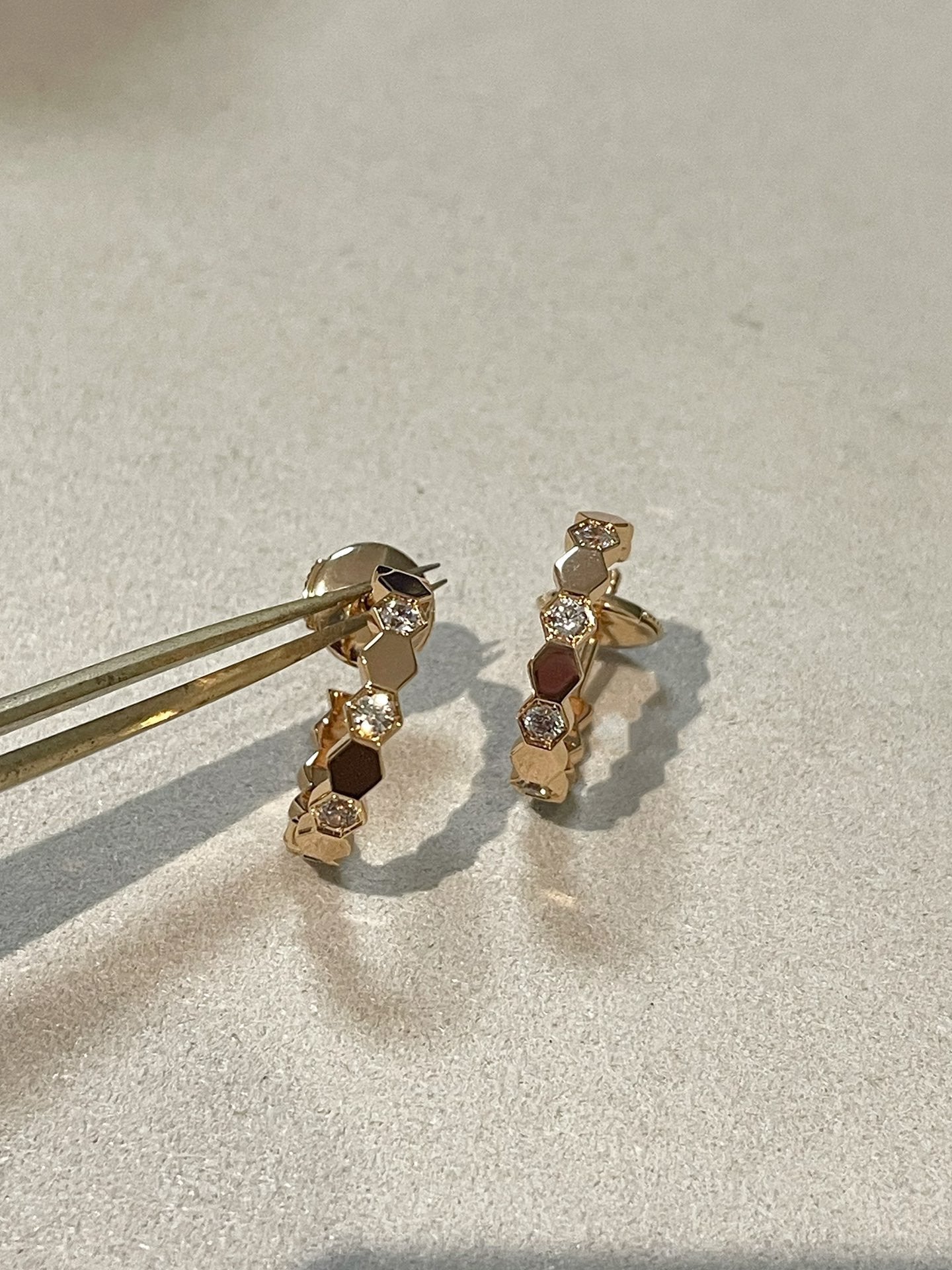 [Aurelle Style]Hollow Design Four-Leaf Clover Flower Shape Earrings