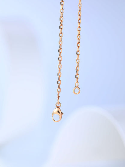 [Aurelle Style]H CAGE PINK GOLD NECKLACE
