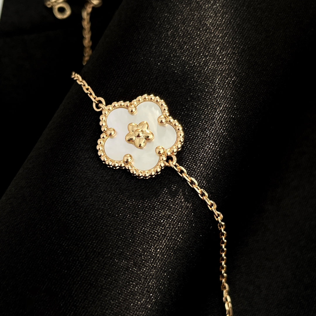 [Aurelle Style]LUCKY SPRING ROSE GOLD MOP BRACELET