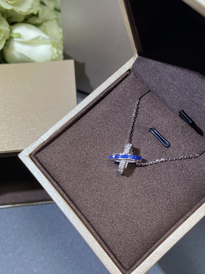 [Aurelle Style]LIENS DIAMOND SILVER NECKLACE