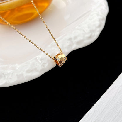 [Aurelle Style]BEE MINI PEDANT DIAMOND NECKLACE