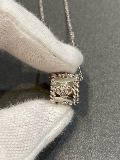 [Aurelle Style]PERLEE PEDANT SIVLER DIAMOND NECKLACE