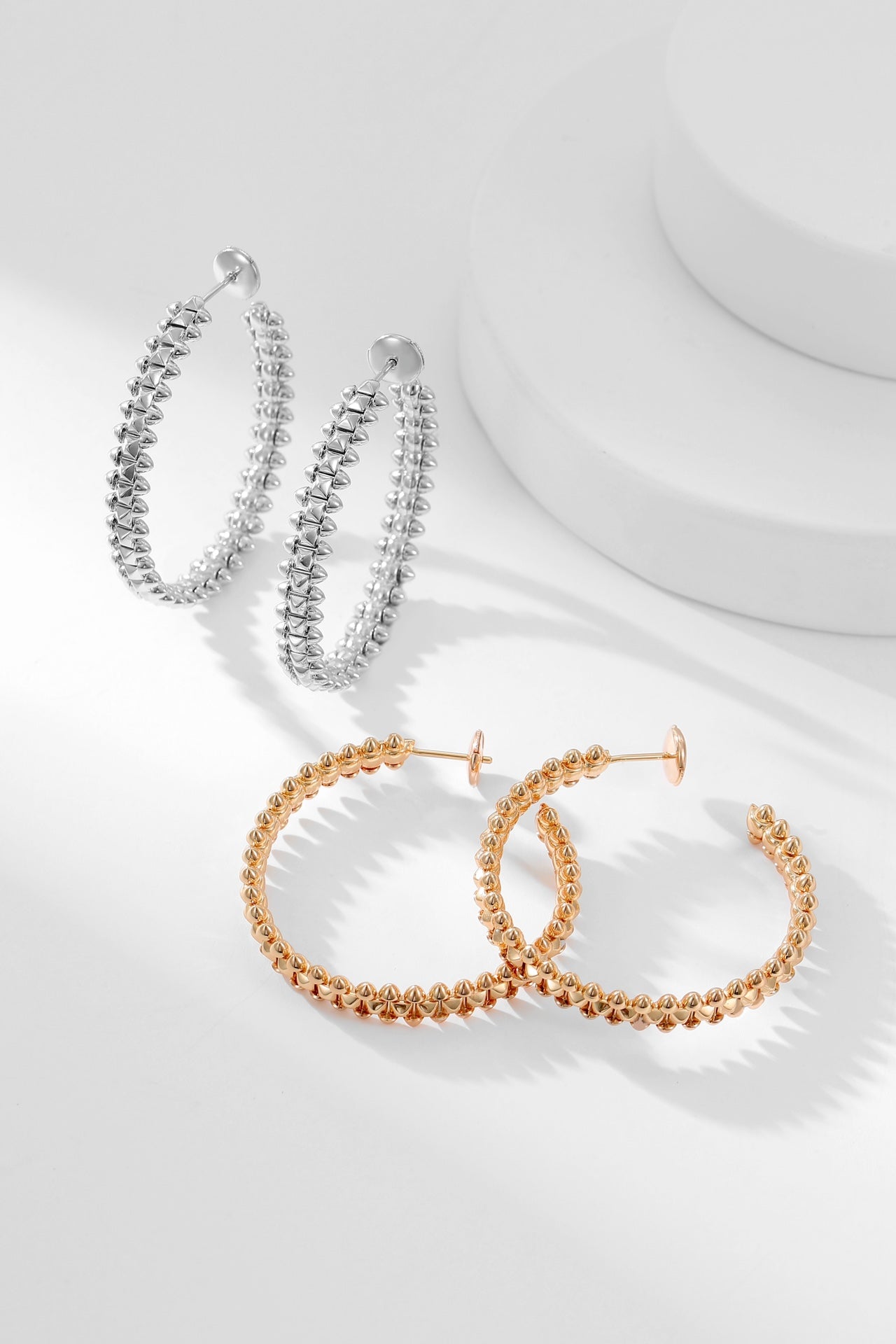 [Aurelle Style]CLASH HOOP EARRINGS