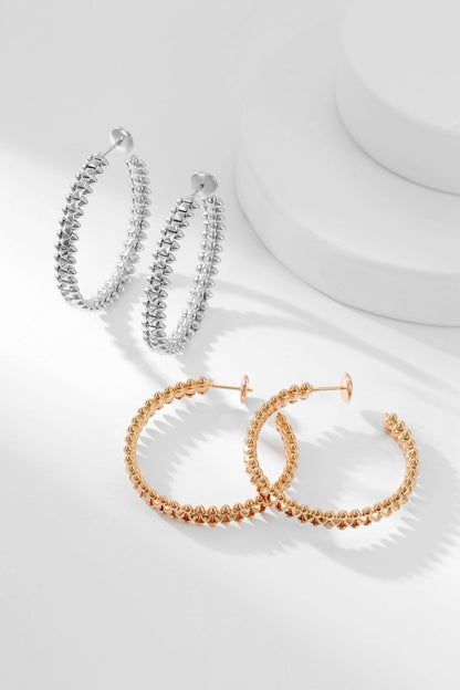 [Aurelle Style]CLASH HOOP EARRINGS