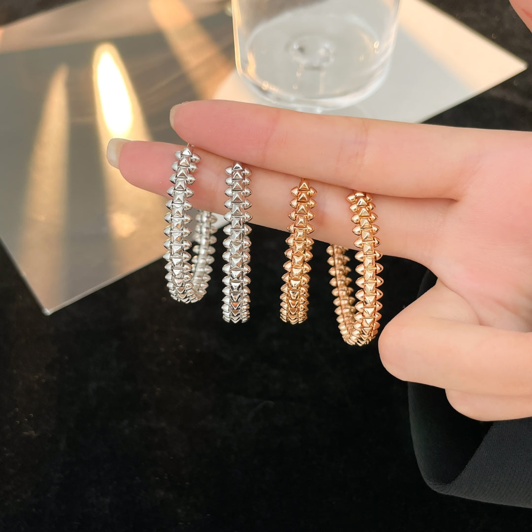 [Aurelle Style]CLASH HOOP EARRINGS