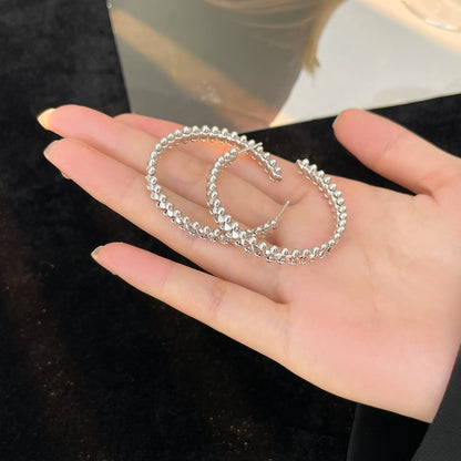 [Aurelle Style]CLASH HOOP EARRINGS