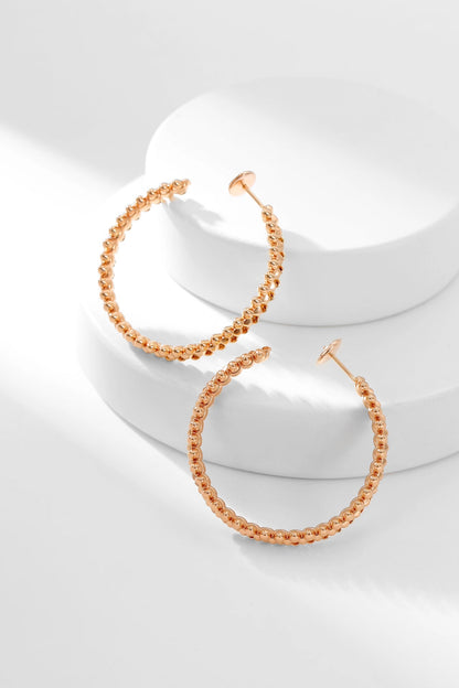 [Aurelle Style]CLASH HOOP EARRINGS
