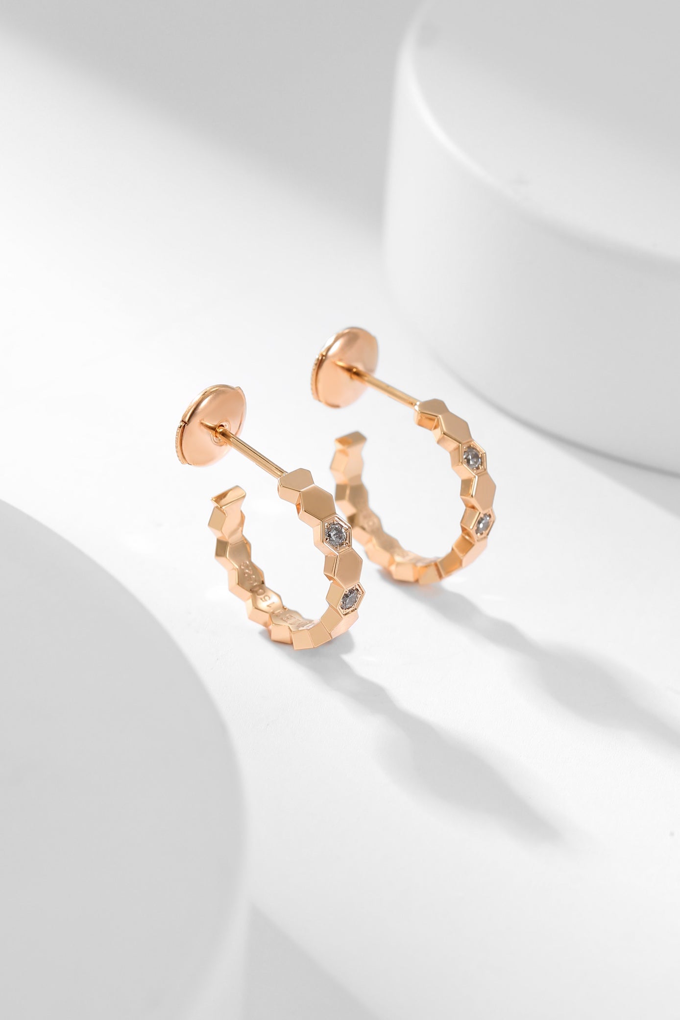 [Aurelle Style]BEE LOVE DIAMOND HOOP EARRINGS